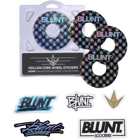 Blunt - 4 Pack Wheel Sticker 120mm - Repeat £5.90